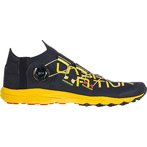 LA SPORTIVA VK Boa, Zapatillas de Trail Running Hombre, Black/Yellow, 38 EU