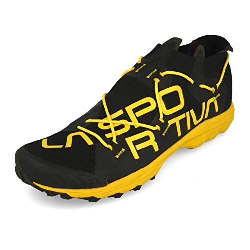 La Sportiva VK, Zapatillas de Trail Running Hombre, Multicolor (Black/Yellow 000), 41.5 EU
