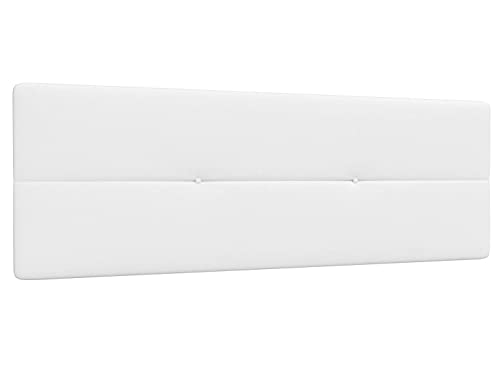 LA WEB DEL COLCHON - Cabecero tapizado Julie para Cama de 135 (145 x 55 cms) Blanco