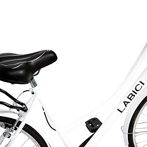 LABICI BIKECONCEPT Modello Olanda Bicicleta, Unisex Adulto, Color Blanco, 26"