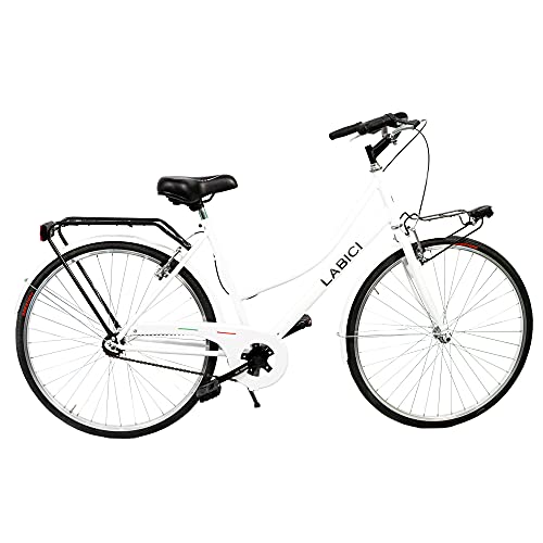 LABICI BIKECONCEPT Modello Olanda Bicicleta, Unisex Adulto, Color Blanco, 26"