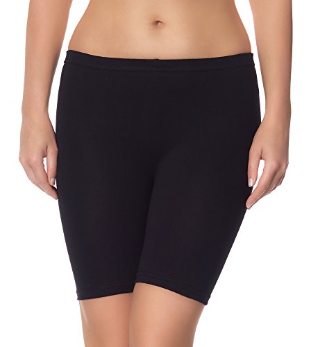 Ladeheid Pantalones Piratas Cortos Leggins 1/2 Ropa Deportiva Mujer LAMA04 (Negro13, 4XL/5XL)