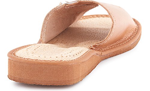 Ladeheid Sandalias Pantuflas Mujer LABR27 (Beige, 36 EU)