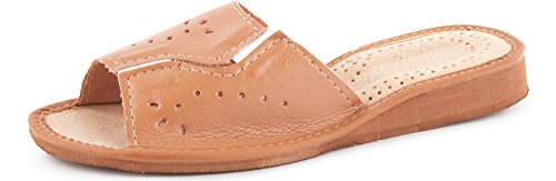 Ladeheid Sandalias Pantuflas Mujer LABR27 (Beige, 36 EU)