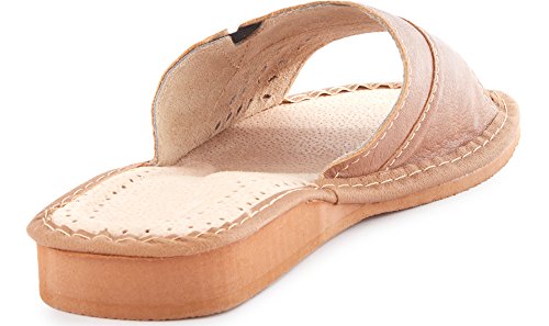 Ladeheid Sandalias Pantuflas Mujer LABR34 (Beige, 36 EU)