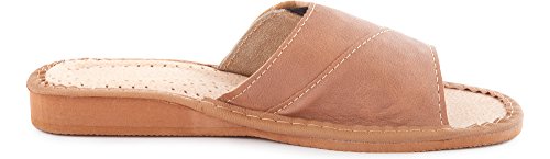 Ladeheid Sandalias Pantuflas Mujer LABR34 (Beige, 36 EU)