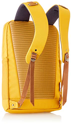 Lafuma – Original Ruck 15 – Mochila Urbana para Hombre y Mujer – Capacidad de 15 L – Amarillo/Marrón