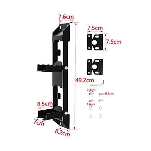 Laimiko Pedal de Subida de Pie de Bisagra de la Puerta Trasera de Coche para Jimny JB64 2019-2021 Accesorios de Escalera Pedal Plegable de la Puerta Trasera