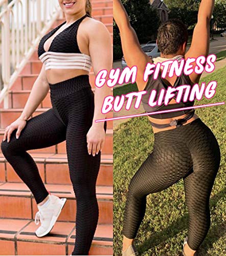 lalamelon Mallas Push up Mujer Leggins Deportivos Yoga Leggings de Cintura Alta Pantalones Deporte con Bolsillos para Fitness Running Elásticos y Transpirables