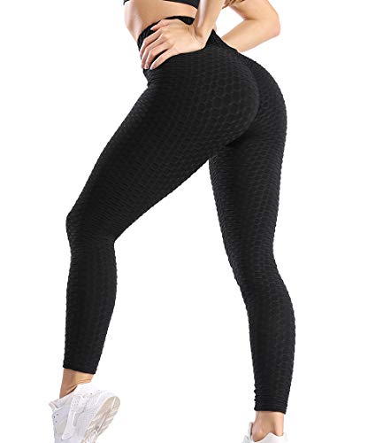 lalamelon Mallas Push up Mujer Leggins Deportivos Yoga Leggings de Cintura Alta Pantalones Deporte con Bolsillos para Fitness Running Elásticos y Transpirables