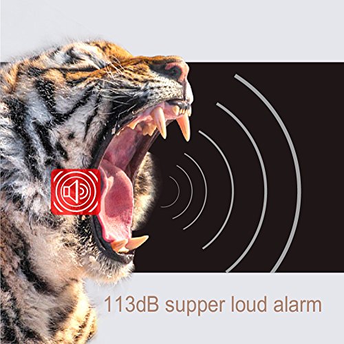 Lancoon Alarma De Bicicleta, Antirrobo para Vehículos De Motocicleta con Control Remoto, 113 Db Super Loud (Paquete De 2)