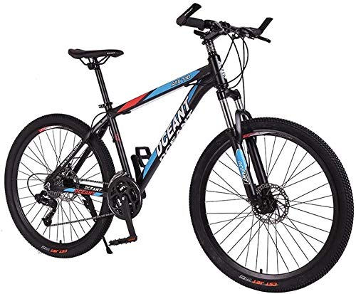 Las bicicletas plegables, 21 velocidad de suspensión bicicleta de montaña doble freno de disco Tenedor antideslizante, variables bicis de carreras de velocidad (Color : D)