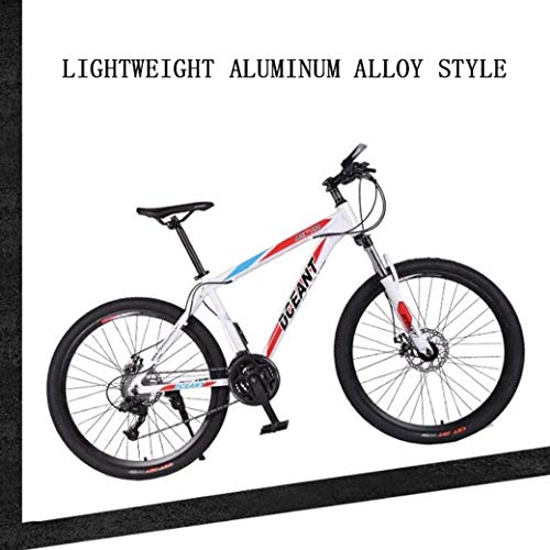 Las bicicletas plegables, 21 velocidad de suspensión bicicleta de montaña doble freno de disco Tenedor antideslizante, variables bicis de carreras de velocidad (Color : A)