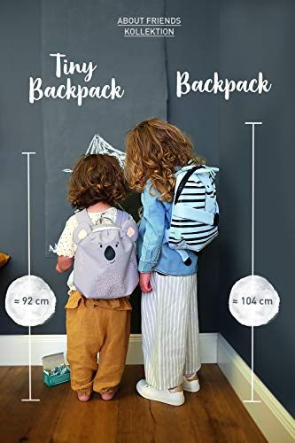 LÄSSIG About Friends Tiny Backpack Mochila infantil pequeña para el jardín de infancia con correa para el pecho a partir de 2 años, 24 cm, 3,5 L, Fox