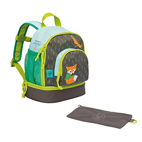 LÄSSIG Little Tree Mochila infantil con correa para el pecho, 27 cm, 4,5 L, Fox, gün