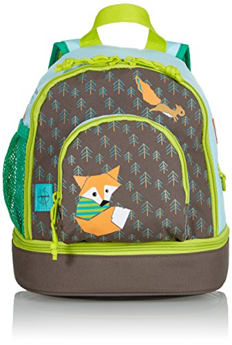 LÄSSIG Little Tree Mochila infantil con correa para el pecho, 27 cm, 4,5 L, Fox, gün