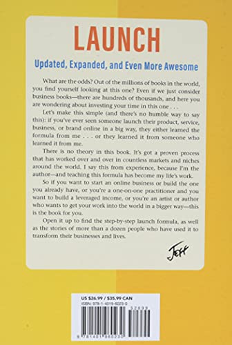 Launch (Updated & Expanded Edition): How to Sell Almost Anything Online, Build a Business You Love, and Live the Life of Your Dreams