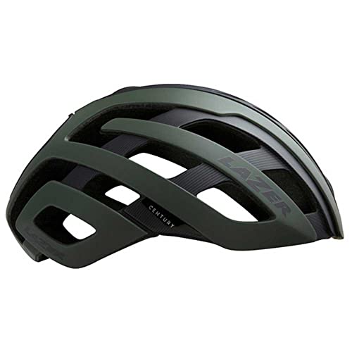 Lazer Casco Century +led, Adultos Unisex, Matte Dark Green (Verde), L