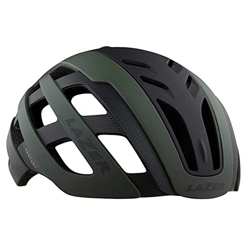 Lazer Casco Century +led, Adultos Unisex, Matte Dark Green (Verde), L