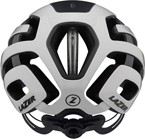 Lazer Casco Century +led, Adultos Unisex, White Black (Multicolor), S