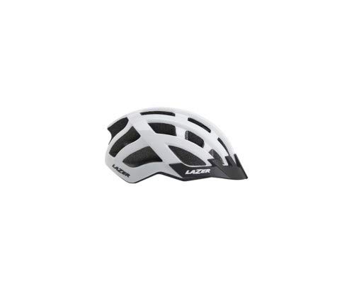 Lazer Casco Compact (Unisize) Ciclismo, Adultos Unisex, Blanco(Blanco), Talla Única