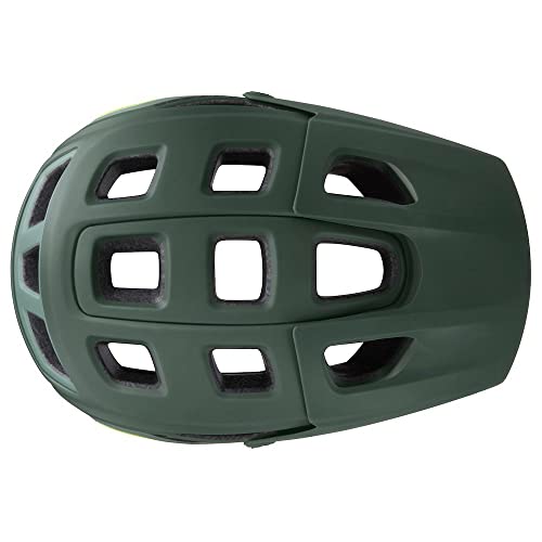 Lazer Casco Impala, Adultos Unisex, Matte Dark Green F-Yellow (Multicolor), L