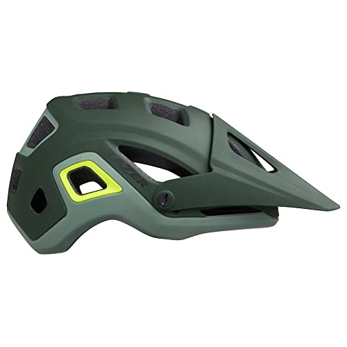 Lazer Casco Impala, Adultos Unisex, Matte Dark Green F-Yellow (Multicolor), L