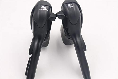 LCBYOG Micronew 8 Camino Velocidad Desviador Groupset Shifter Dip Palancas SB-R482 (2x8) SB-R483 (3x8) Desviador de Bicicletas Set for Shimano Manetas Cambio (Size : 1pcs 3s)