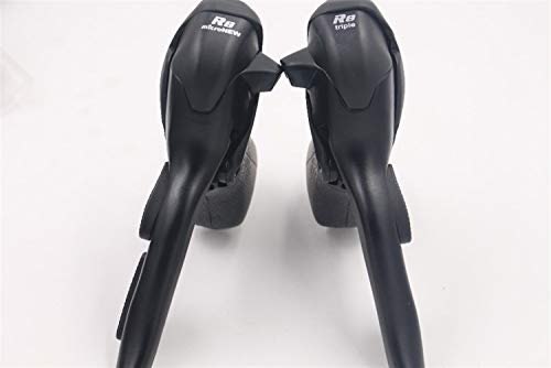 LCBYOG Micronew 8 Camino Velocidad Desviador Groupset Shifter Dip Palancas SB-R482 (2x8) SB-R483 (3x8) Desviador de Bicicletas Set for Shimano Manetas Cambio (Size : 1pcs 3s)