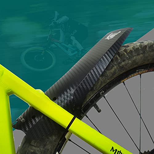 LCOUACEO Guardabarros MTB, 2 Piezas Guardabarros Bicicleta de Montaña,Delantero y Trasero Guardabarros Bicicleta Compatible se Adapta a tamaños de Ruedas de 26 - 27,5 - 29 Pulgada ​MTB Mudguard