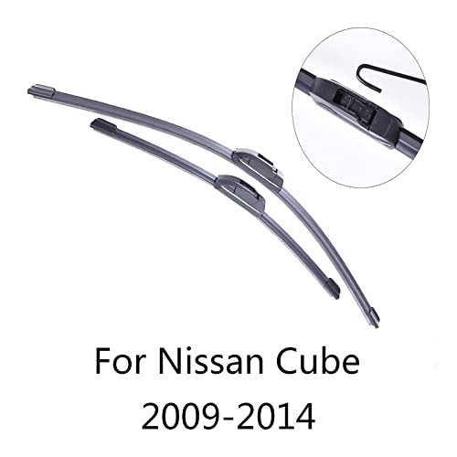 LDJTO Limpiaparabrisas   , para Nissan Cube de 2009, 2010, 2011, 2012, 2013, 2014, limpiaparabrisas   , Accesorios de Coche