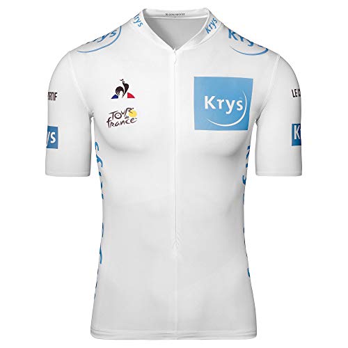 Le Coq Sportif TDF 2020 Replica Jersey M New Camiseta, Hombre, Optical White