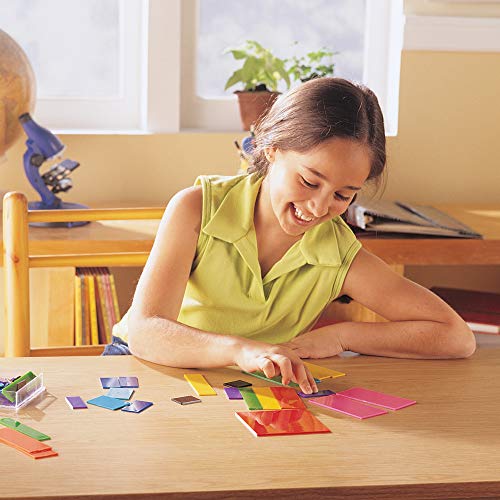 Learning Resources- Cuadrados Rainbow Fraction Deluxe, Color (LER0619)