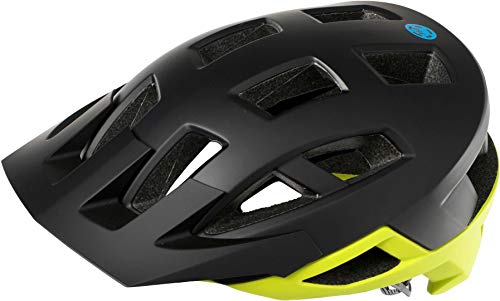 Leatt 1018450110 Casco de Bicicleta de montaña, Unisex Adulto, Negro y Lima, Small