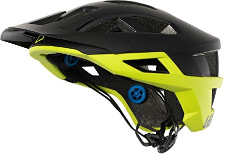 Leatt 1018450110 Casco de Bicicleta de montaña, Unisex Adulto, Negro y Lima, Small