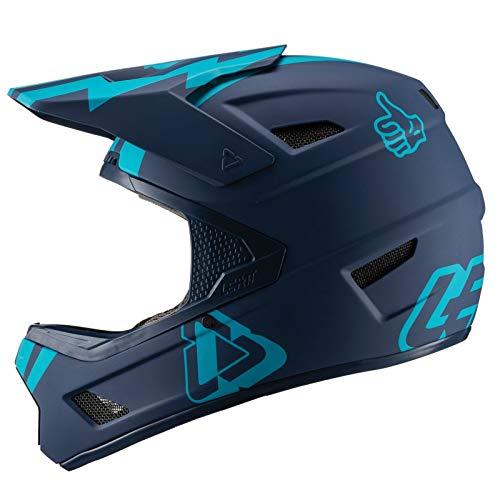 Leatt 1019303632 - Casco de montaña Unisex para Adulto, Color Azul Marino, Talla L