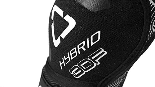 Leatt 3df Hybrid - Codera unisex, color negro y blanco