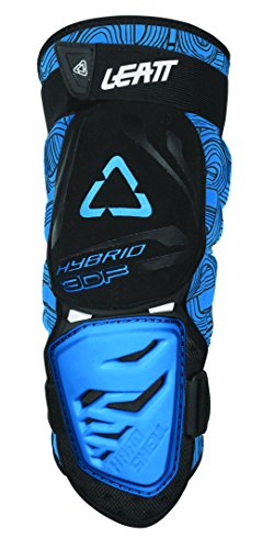 Leatt 3df Hybrid - Rodillera unisex, color negro y azul