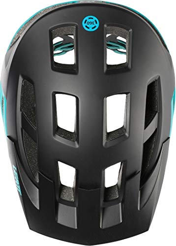 Leatt Brace Helmet DBX 2.0 - Casco de Bicicleta - Negro/Turquesa Contorno de la Cabeza L 2018