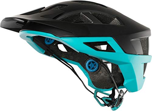 Leatt Brace Helmet DBX 2.0 - Casco de Bicicleta - Negro/Turquesa Contorno de la Cabeza L 2018