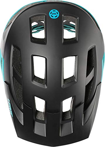 Leatt Brace Helmet DBX 2.0 - Casco de Bicicleta - Negro/Turquesa Contorno de la Cabeza M 2018