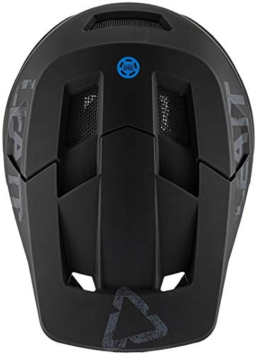 Leatt Casque MTB 1.0 DH Casco de Bici, Unisex Adulto, Negro, Extra-Large