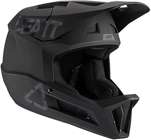 Leatt Casque MTB 1.0 DH Casco de Bici, Unisex Adulto, Negro, Extra-Large