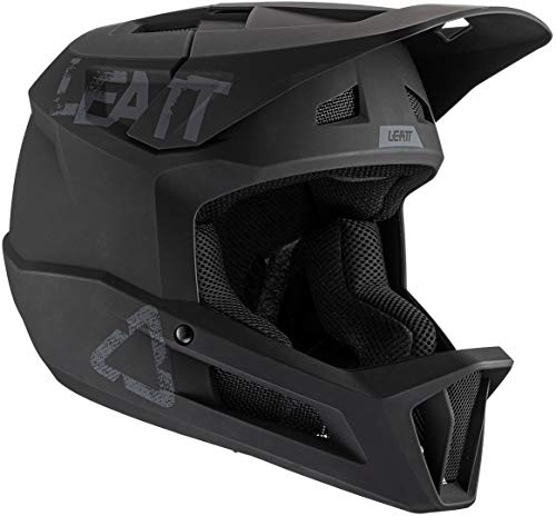 Leatt Casque MTB 1.0 Dh Junior Casco de Bicicleta, Negro, XXS