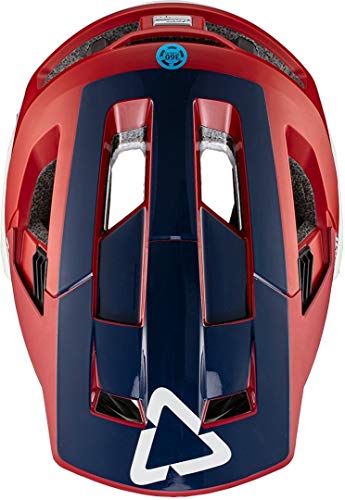 Leatt Casque MTB 4.0 Enduro Casco de Bici, Unisex Adulto, Rojo Chilli, Small