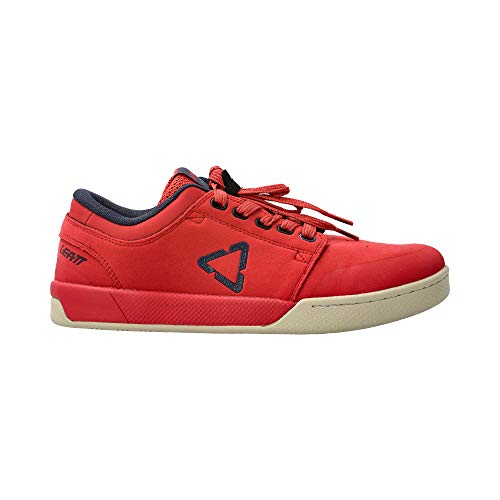 Leatt Chaussures 2.0 Flat, Zapatillas de Ciclismo de montaa Unisex Adulto, Rojo Chilli, 43.5 EU