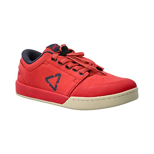 Leatt Chaussures 2.0 Flat, Zapatillas de Ciclismo de montaa Unisex Adulto, Rojo Chilli, 43.5 EU