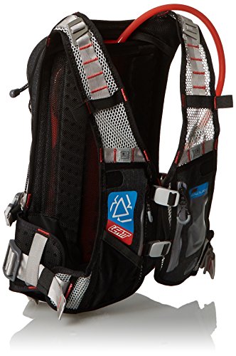 Leatt DBX Enduro Mochila de hidratación Unisex, Color Negro/Azul/Naranja