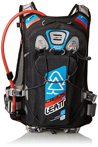 Leatt DBX Enduro Mochila de hidratación Unisex, Color Negro/Azul/Naranja