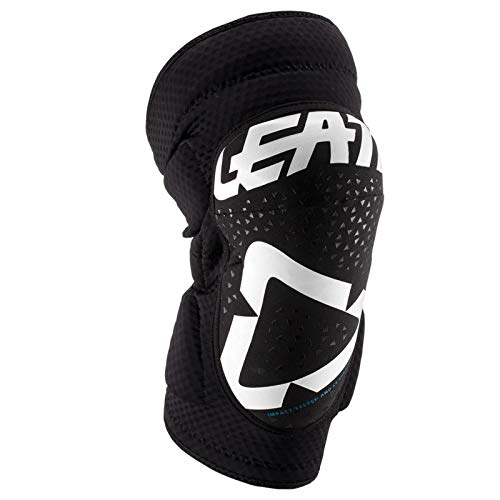 Leatt La 3DF 5.0 Zip es una rodillera suave y ventilada con cremallera y es adecuada para la práctica de la bicicleta de montaña, rodilleras unisex adulto, blanco/negro, S/M